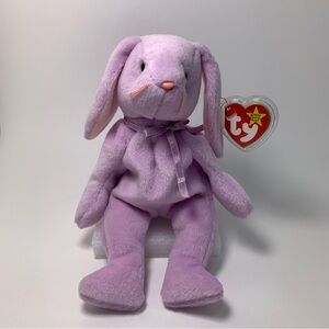 TY Beanie Babies "Floppity" The Purple Bunny 8" Plush Toy Collectible 1996 NWT